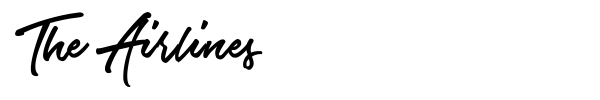 The Airlines font preview